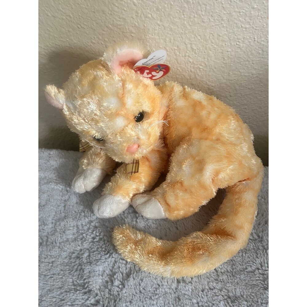 Ty Beanie Buddy Empress Golden Tabby Cat